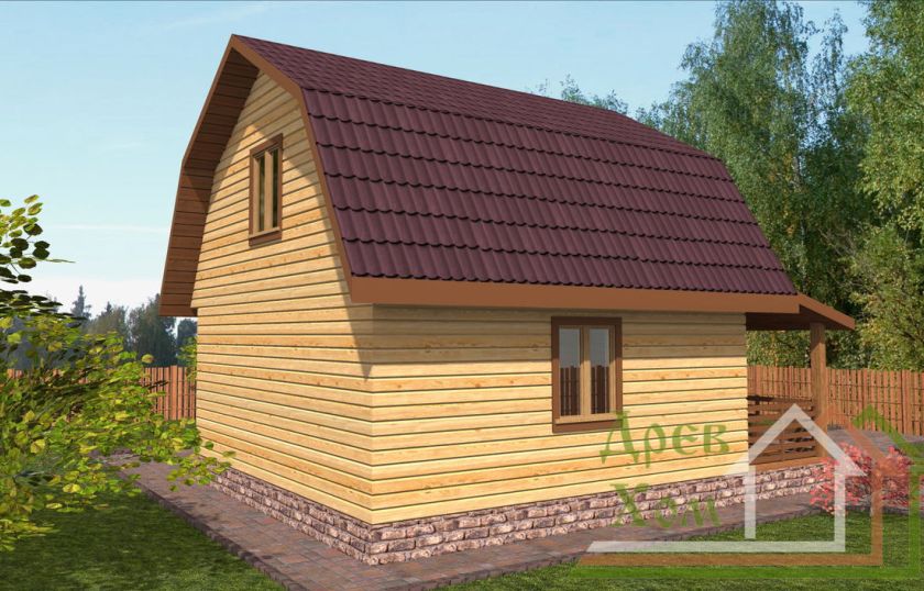Построить деревянный дом бруса